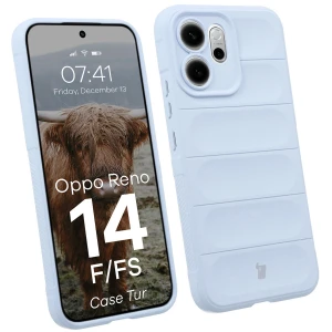 Pancerne etui Bizon Case Tur do Oppo Reno 14 F / 14 FS, jasnoniebieskie