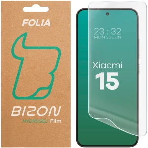 Folia hydrożelowa na ekran Bizon Glass Hydrogel Front do Xiaomi 15, 1 sztuka