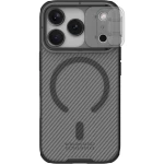 Etui Nillkin CamShield Pro Magnetic do iPhone 18 Pro / 17 Pro do MagSafe, czarno-przezroczyste