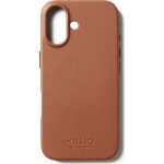 Etui Mujjo Full Leather Case do MagSafe do iPhone 17, brązowe