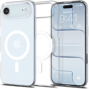 Etui Spigen Liquid Crystal Mag do MagSafe do iPhone Air, przezroczysto-białe