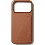 Etui Mujjo Full Leather Wallet Case MagSafe do iPhone 17 Pro Max, brązowe 