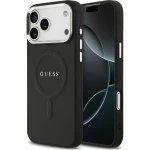 Etui Guess Hardcase Classic Logo do MagSafe do iPhone 17 Pro Max, czarne