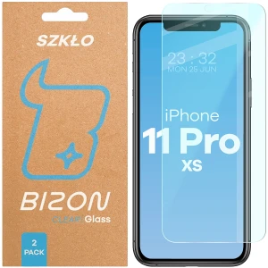 Szkło hartowane Bizon Glass Clear Duo do iPhone 11 Pro / Xs, 2 sztuki