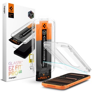 Szkło do etui + Aplikator Spigen Glas.tR EZ Fit Pro 1-Pack (AC) do iPhone 17 Pro / 17 / 16 Pro