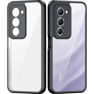 Etui Dux Ducis AIMO do Xiaomi Redmi 15 4G, przezroczyste z czarną ramką 