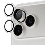 Szkło hartowane na aparat z aplikatorem PanzerGlass Hoops do iPhone 17 Pro Max / 17 Pro / 16 Pro Max / 16 Pro, przezroczyste z czarną ramką