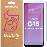 Elastyczne szkło hybrydowe Bizon Hybrid Mule do Motorola Moto G15 / G15 Power / E15