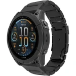 Tytanowy pasek Fixed Titanium Strap, QuickFit 22 mm do Garmin Fenix 8 Pro (47 mm) / 8 / E / 7 Pro / 7 / 6 Pro / 6, czarny
