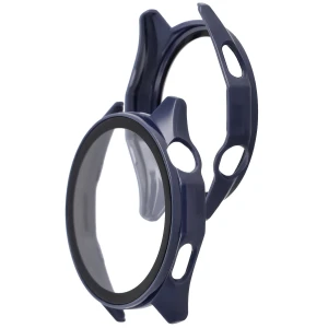 Etui ze szkłem do zegarka Bizon Case Watch Adamo do Huawei Watch GT6 46 mm, niebieskie