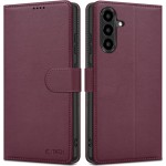 Etui z klapką Tech-Protect  Wallet do Samsung Galaxy A26 5G / A17 5G / A17 4G, bordowy
