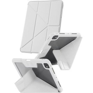 Etui CARE by PanzerGlass TPU Essential Case do iPad Pro 11" 2025 / 2024, jasnoszaro-przezroczyste