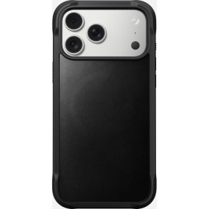 Etui ze skóry naturalnej Horween Nomad Rugged Leather MagSafe do iPhone 17 Pro Max, czarne
