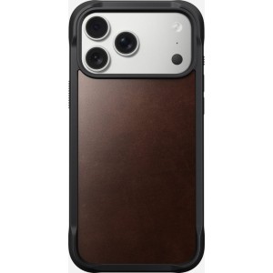 Etui ze skóry naturalnej Horween Nomad Rugged Leather MagSafe do iPhone 17 Pro Max, brązowe