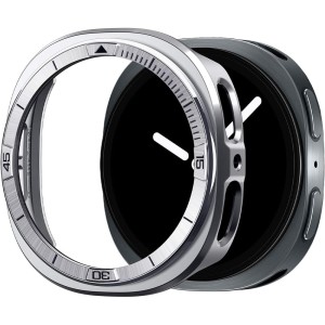 Osłona i obudowa na bezel Spigen Bezel Tune Pro do Galaxy Watch 8 44 mm, srebrna