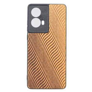 Drewniane etui do Motorola Moto G85 5G, Bewood Fale Merbau