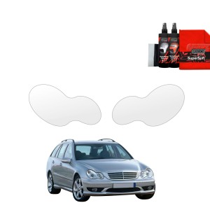 2w1 Folia ochronna na lampy Grizz Protector do Mercedes Benz C Klasa S203 Kombi (2001-2007)