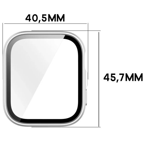 bizon-case-glass-set-huawei-watch-fit-4-satin-silver-02.webp