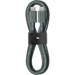 Kabel USB-C - USB-C 60W PD, Native Union Belt Cable, 1.2 m, zielony