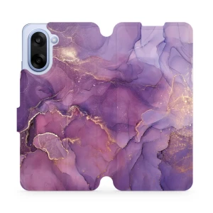 Etui z klapką do OnePlus Nord CE5 5G, Mobiwear Book, fioletowe