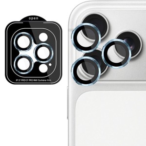 Osłona na aparat 3mk Lens Protection Pro do iPhone 17 Pro Max / 17 Pro, niebieska