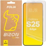 Folia matowa Bizon Film Sun Duo do Galaxy S25 Edge, 2 sztuki