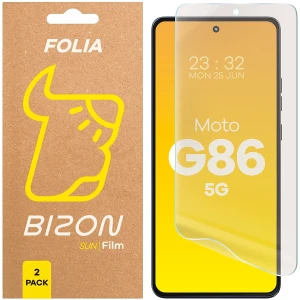 Folia matowa Bizon Film Sun Duo do Motorola Moto G86 5G, 2 sztuki