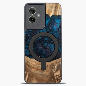 Drewniane etui do Motorola Moto G55 5G, Bewood Unique Planets Neptun do MagSafe