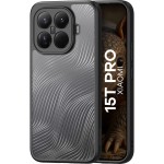 Etui Dux Ducis AIMO do Xiaomi 15T Pro, przezroczyste z czarną ramką