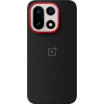 Oryginalne etui magnetyczne OnePlus Aramid Fiber Case do OnePlus 15, czarno-czerwone