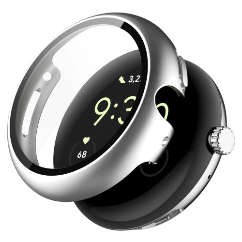 bizon-case-glass-set-google-pixel-watch-4-45mm-matte-silver-04.webp