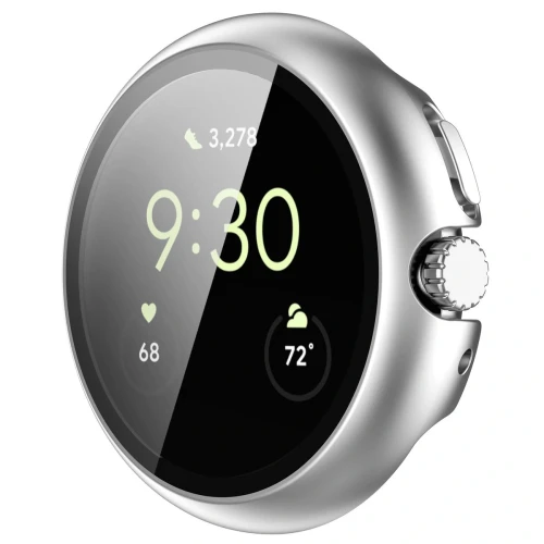 bizon-case-glass-set-google-pixel-watch-4-45mm-matte-silver-05.webp