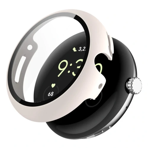 bizon-case-glass-set-google-pixel-watch-4-41mm-matte-beige-04.webp