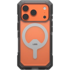 Etui pancerne Urban Armor Gear Trooper Mag do iPhone 17 Pro, przezroczyste z szarą ramką