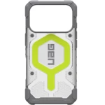 Etui pancerne UAG Pathfinder Clear Mag do MagSafe do iPhone 18 Pro / 17 Pro, przezroczysto-żółte