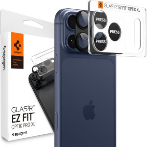 Szkło na aparat Spigen Glas.tR Ez Fit Optik Pro XL 1-Pack do iPhone 17 Pro Max, czarne