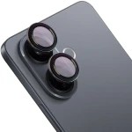 Szkło na aparat Bizon Glass Snap Lens do Vivo V60 Lite 5G, 1 zestaw, czarna ramka