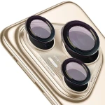 Szkło na aparat z aplikatorem Bizon Glass Snap Lens do Huawei Pura 80 Ultra, 1 zestaw, czarna ramka