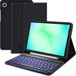 Etui z klawiaturą Tech-Protect SC Pen + Keyboard do Galaxy Tab A11 / A9, czarne