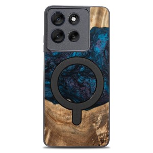 Drewniane etui do Motorola Moto G56 5G, Bewood Unique Planets Neptun do MagSafe