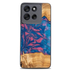 Drewniane etui do Motorola Moto G86 5G, Bewood Unique Neons Vegas