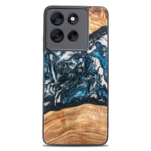 Drewniane etui do Motorola Moto G86 5G, Bewood Unique Planets Ziemia