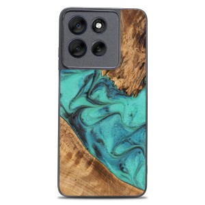 Drewniane etui do Motorola Moto G86 5G, Bewood Unique Turquoise