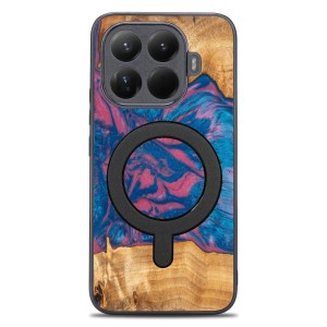 Drewniane etui do Xiaomi 15T Pro, Bewood Unique Neons Vegas do MagSafe