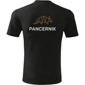 Unikatowa koszulka, t-shirt z logo Pancernik, czarna S