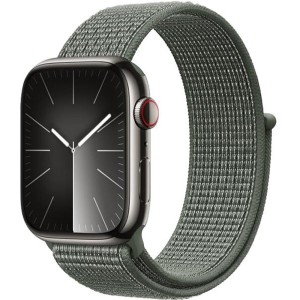 Pasek Crong Nylon do Apple Watch 42/41/40/38 mm, zielony