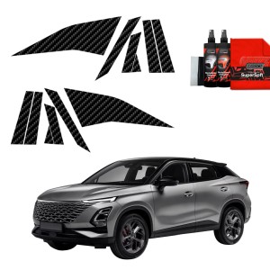 12w1 Folia karbonowa Grizz Protector na słupki do OMODA 5 Facelift (2024-2025)