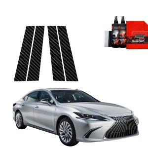 4w1 Folia karbonowa Grizz Protector na słupki do Lexus ES 300h (2021-2024)