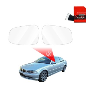 Folia przeciwdeszczowa Grizz Protector na lusterka do BMW 3 E46 Coupe Pre-LCI (1999-2002)