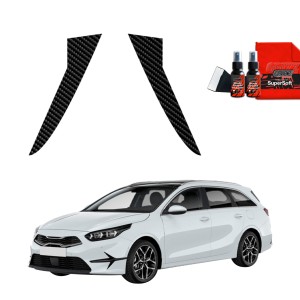 2w1 Folia karbonowa Grizz Protector na słupki do Kia Ceed Hatchback (2021-2025)